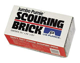 PUMIE Jumbo Scouring Brick for Large Surface Cleaning, Removes Lime, Scale, Rust, Calcium - Pool Pumice Stone Tile Cleaner, Barbecue Cleaning Stone