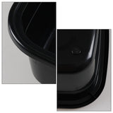 Taysisiter 18 Quart Plastic Rectangular Dish Pan, Black Washing Basin, 2 Packs