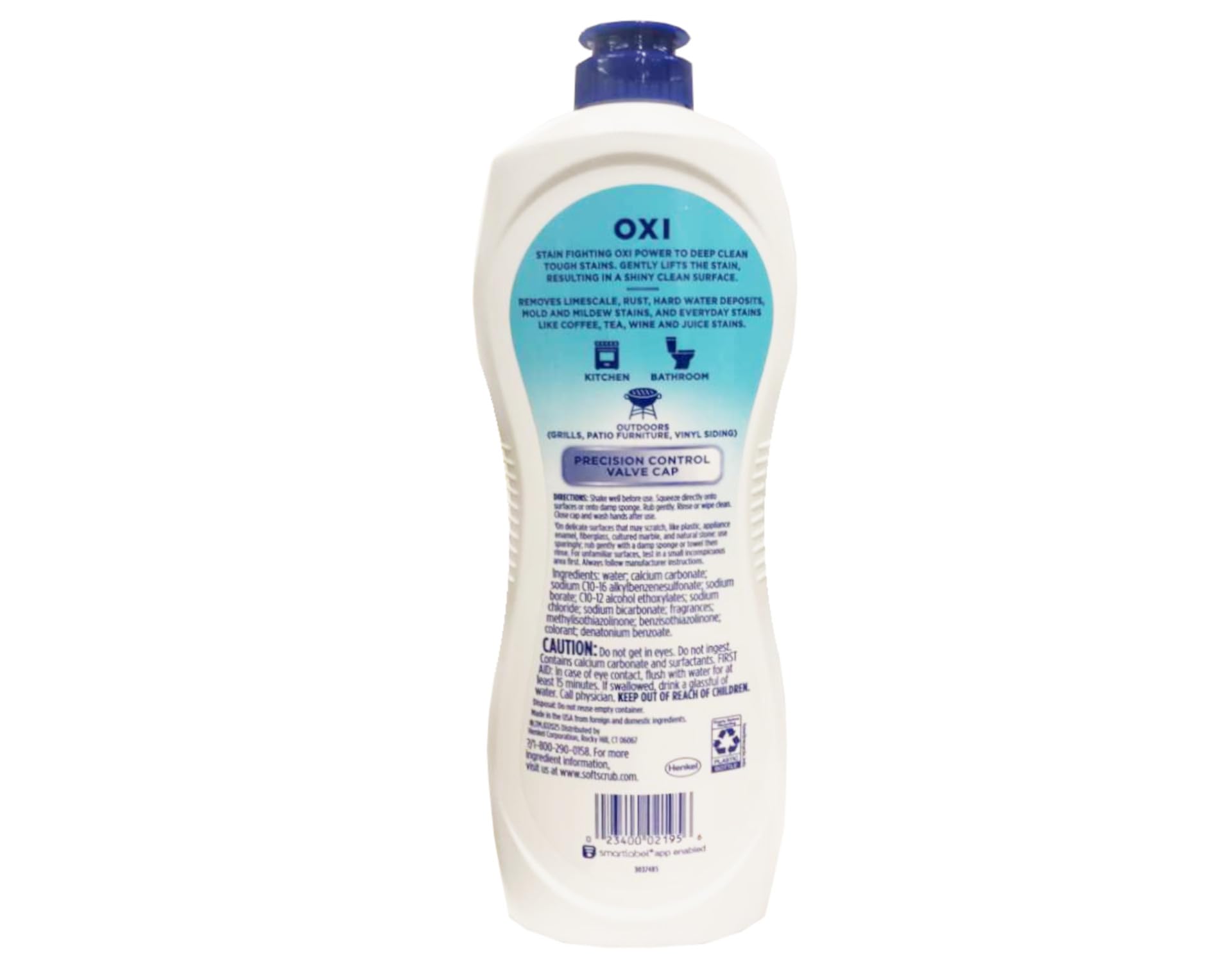 Soft Scrub Oxi Cleanser, 24 Ounce (4 Pack)