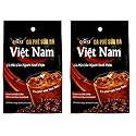 TGT Instant Iced Milk Coffee, Original Vietnamese Instant Coffee Mix, Cafe Sua Hoa Tan, Coffee Packets Single Serve,Bag of 18 Packets x 24g,Pack of 2
