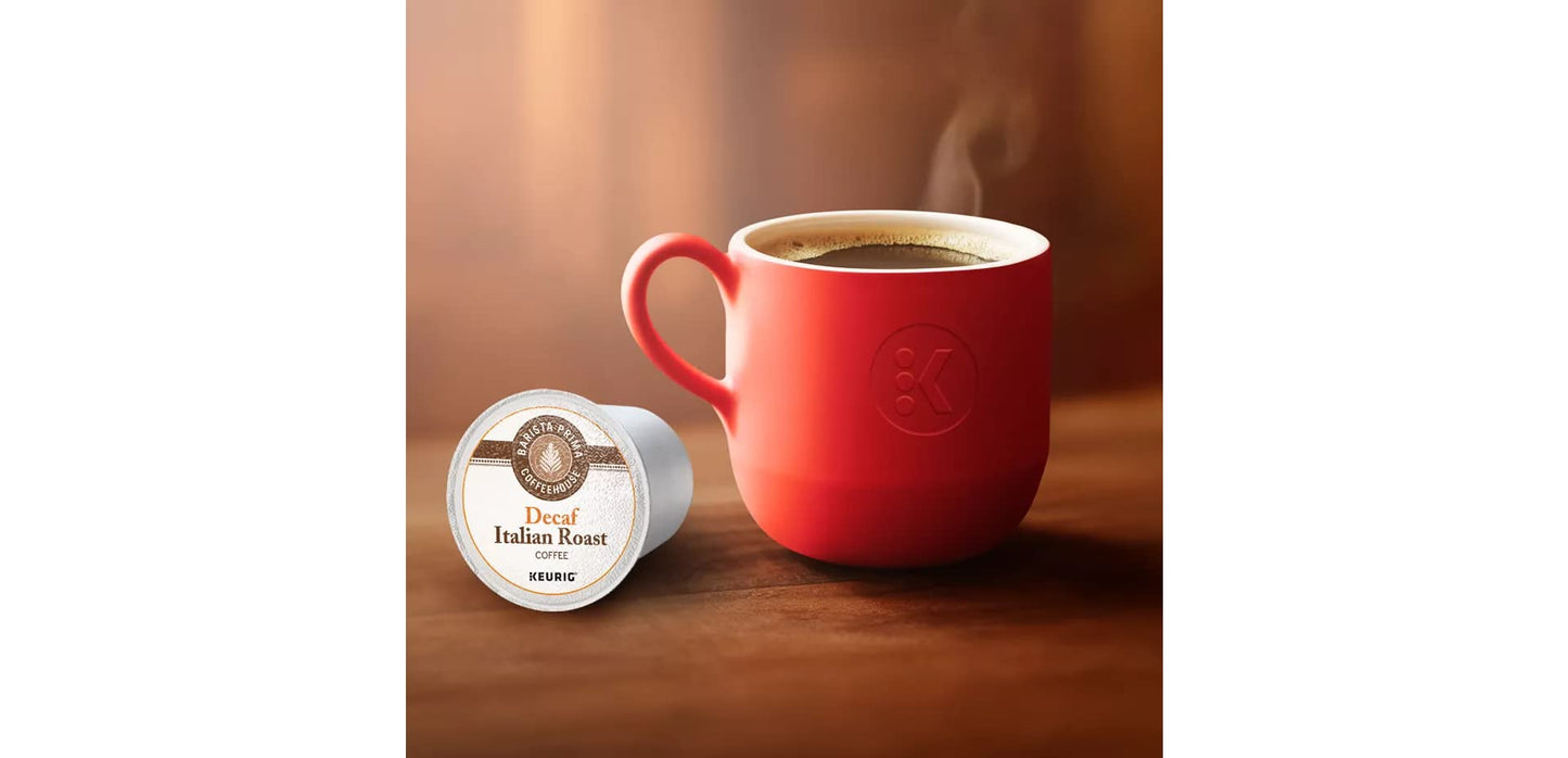Barista Prima Coffeehouse Decaf Italian Roast KCups 96ct