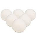 Wool Dryer Balls, 6 Pack Reusable Natural Fabric Softener Ball, Chemical-Free, No Lint, for Baby Clothes, Laundry Balls for Dryer, Anti Static