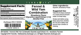 Fennel & Wild Yam Combination Glycerite Liquid Extract (1:5) - Strawberry Flavored (1 oz, ZIN: 522453) - 3 Pack