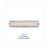 Boardwalk BWK1036 36 in. x 3 in. Cotton Dust Mop Head - White