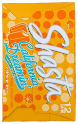 Shasta California Dreamin' Soda | Citrus & Tropical Fruit Fusion | Caffeine-Free Soft Drink | 12-Pack of 12oz Cans | Bright, Refreshing