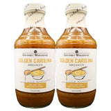 Gourmet Warehouse Golden Carolina BBQ Sauce, Premium Barbecue Sauces Handcrafted In Small Batches Gluten-Free, HFCS-Free, Delicious Sauce 16 Ounces