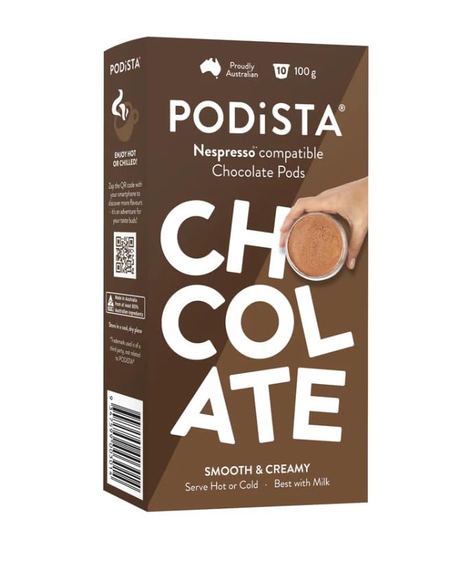 Nespresso Original Line Compatible Capsules Hot Chocolate Hot Cocoa Pods - Smooth & Creamy - 20 Pod Package