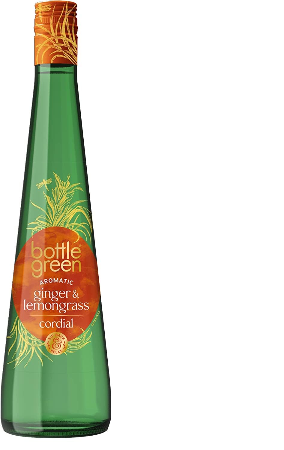 Bottlegreen Lemongrass with Ginger Cordial (500ml) - Pack of 2