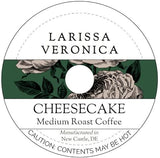 Cheesecake Medium Roast Coffee (Single Serve K-Cup Pods) (Gourmet, Naturally Flavored, Whole Coffee Beans) (12 pods, ZIN: 571896) - 2 Pack