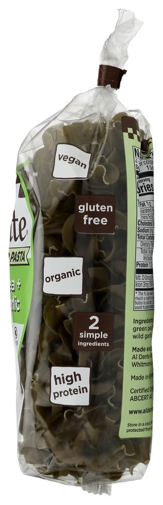 Al Dente Organic Green Pea & Wild Garlic Pasta, 227 GR