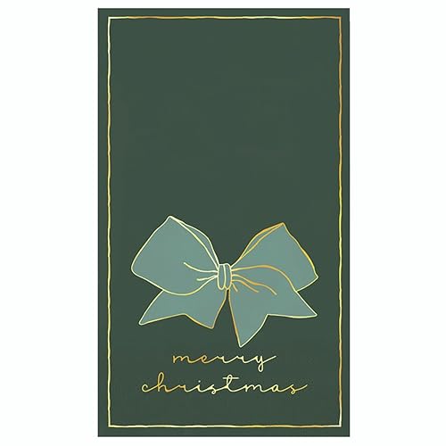 Santa Barbara Design Studio Christmas Napkin - Pack of 20 Disposable Paper Holiday Napkins, Guest Towels, Blue Christmas