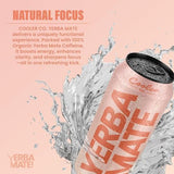 COOLER CO. | YERBA MATE | 100% Org. Caffeine | Power Peach Flavor (12 Pack)