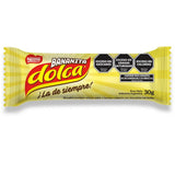 DOLCA Bananita con Baño de Chocolate y Relleno Sabor Banana 480 grs. / Banana Flavoured Candy covered in Chocolate 16.93 oz.