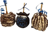 US Sweets Caramel Apple 3 Pack - Snickers, Cookies & Avalanche | Father's Day Gift | Delicious Gift | Handmade in Small Batches | Guaranteed to Arrive