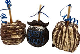 US Sweets Caramel Apple 3 Pack - Snickers, Cookies & Avalanche | Father's Day Gift | Delicious Gift | Handmade in Small Batches | Guaranteed to Arrive