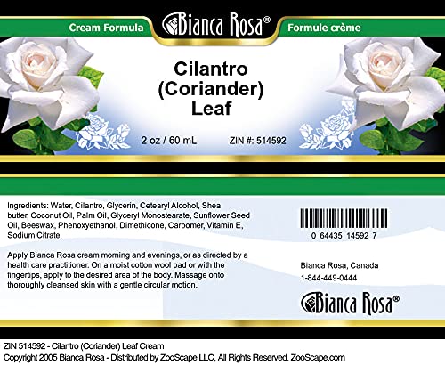 Bianca Rosa Cilantro (Coriander) Leaf Cream (2 oz, ZIN: 514592) - 3 Pack