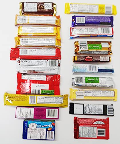 Variety To Go® Sorted and Packed Lot of 20 Top Canadian Chocolate Bars Coffee Crisp, Maltesers, Mirage, Eat-more and more Candy & Chocolate Bars