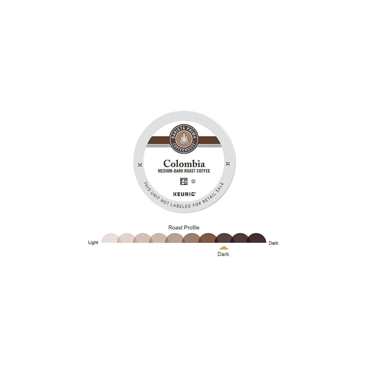 Barista Prima Coffeehouse 6613 Colombia K-Cups Coffee Pack, 24/box