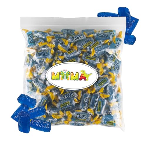 Bulk Blue Raspberry Hard Candy Bulk Bag 1.5 lbs - Made from Jolly Rancher Candy - Repackaged by Mima Mima - Mothers Day Candy, Basket Stuffers