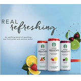 Starbucks, Refreshers with Coconut Water, Strawberry Lemonade, 12 fl Oz. Cans (12 Pack)