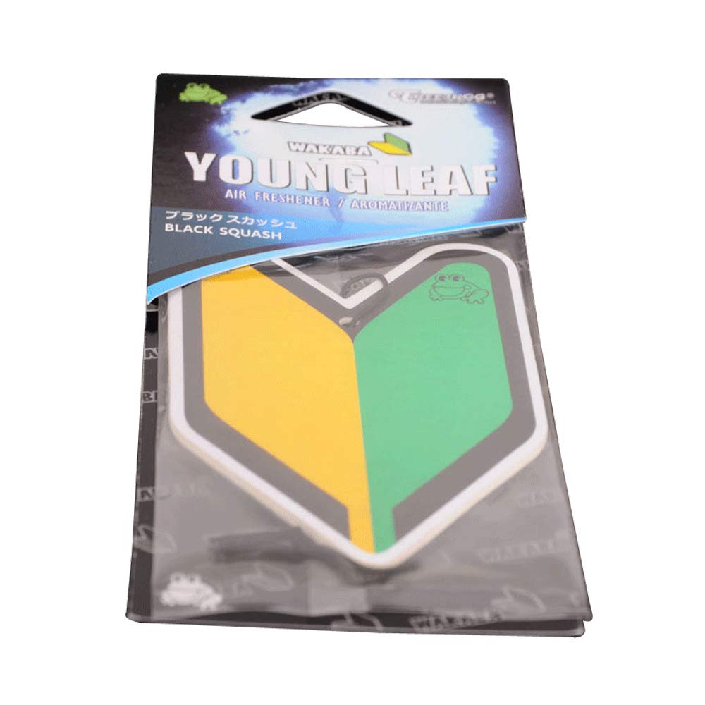 Treefrog Young Leaf Air Freshener Black Squash Scent Paper Freshener 1 Piece