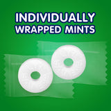 LIFE SAVERS Wint-O-Green Sugar Free Green Bag Individually Wrapped Breath Mints Hard Candy, 6.25 Oz Bag