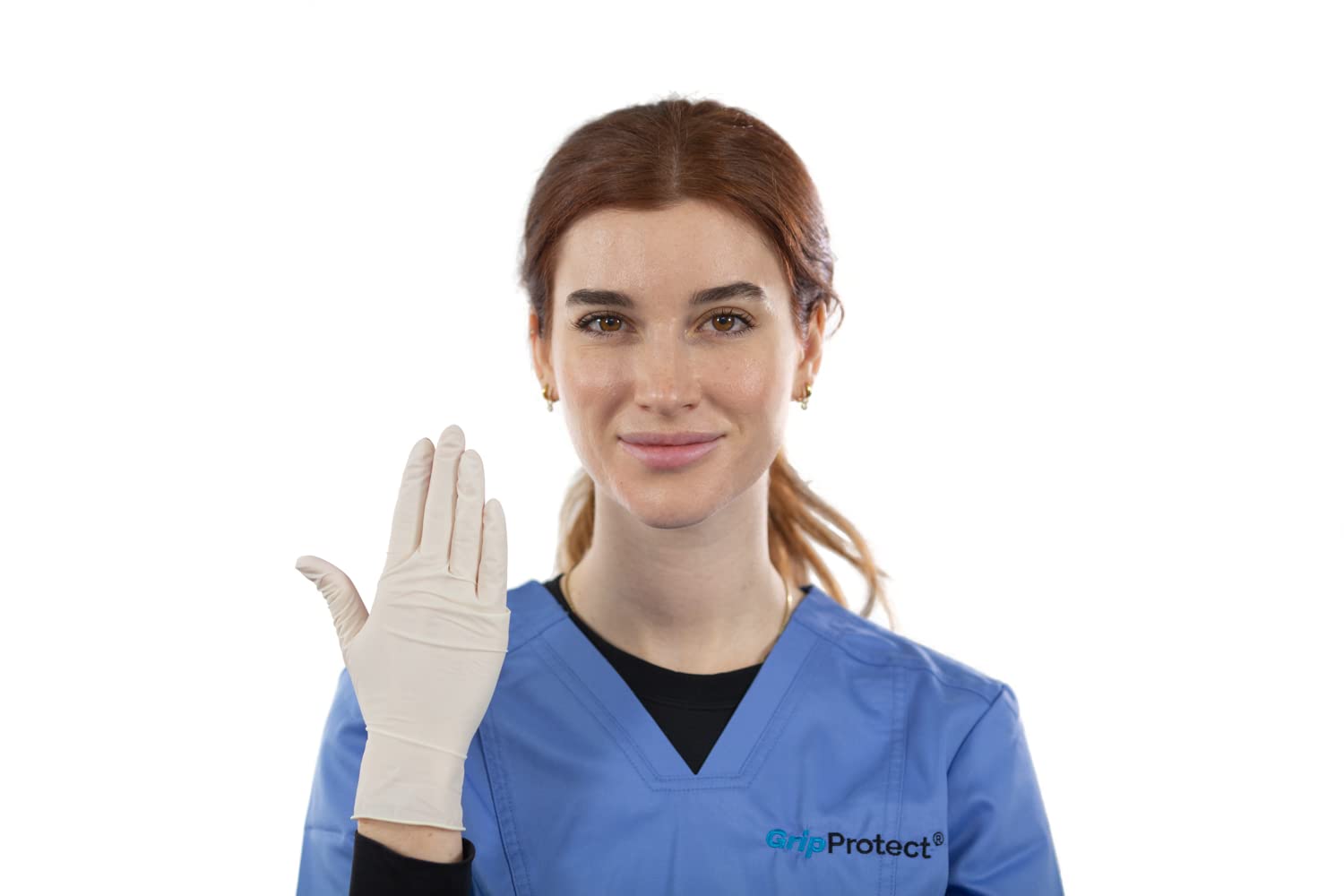 GripProtect® Operon Latex Exam Gloves, Disposable, Textured, Medical, Automotive, Janitorial, Home (1000/Cs) (X-Large)