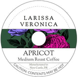 Apricot Medium Roast Coffee (Single Serve K-Cup Pods) (Gourmet, Naturally Flavored, Whole Coffee Beans) (12 pods, ZIN: 571192) - 2 Pack