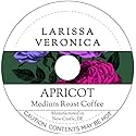 Apricot Medium Roast Coffee (Single Serve K-Cup Pods) (Gourmet, Naturally Flavored, Whole Coffee Beans) (12 pods, ZIN: 571192) - 2 Pack