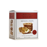 Rustic Bakery Artisan Crisps - Tart Cherry, Cacao Nib, & Almond - Artisan Crackers for Cheese Platter or Snacking - Slightly Sweet Cracker for Cheese