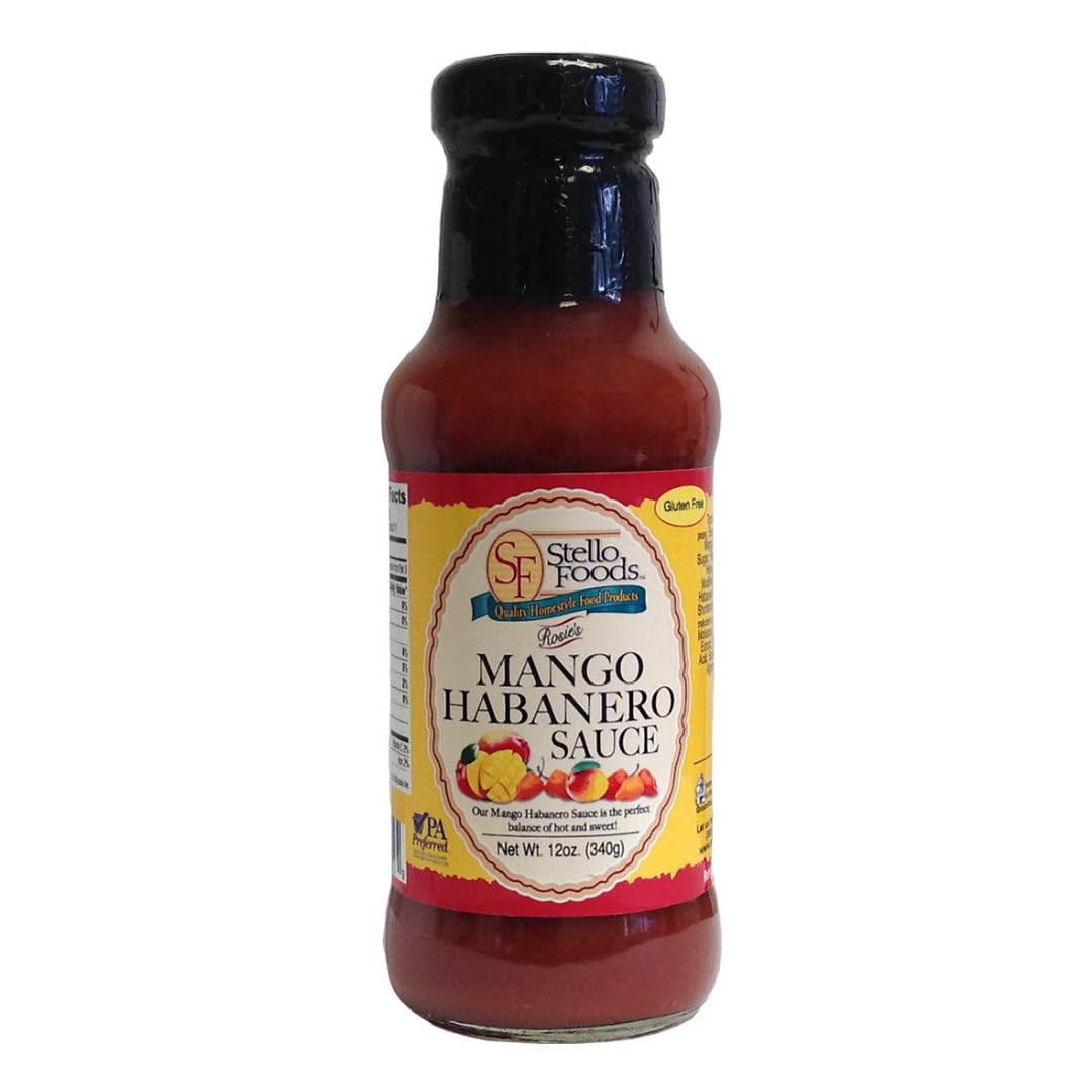 Rosie's Mango Habanero Barbeque Sauce 12oz