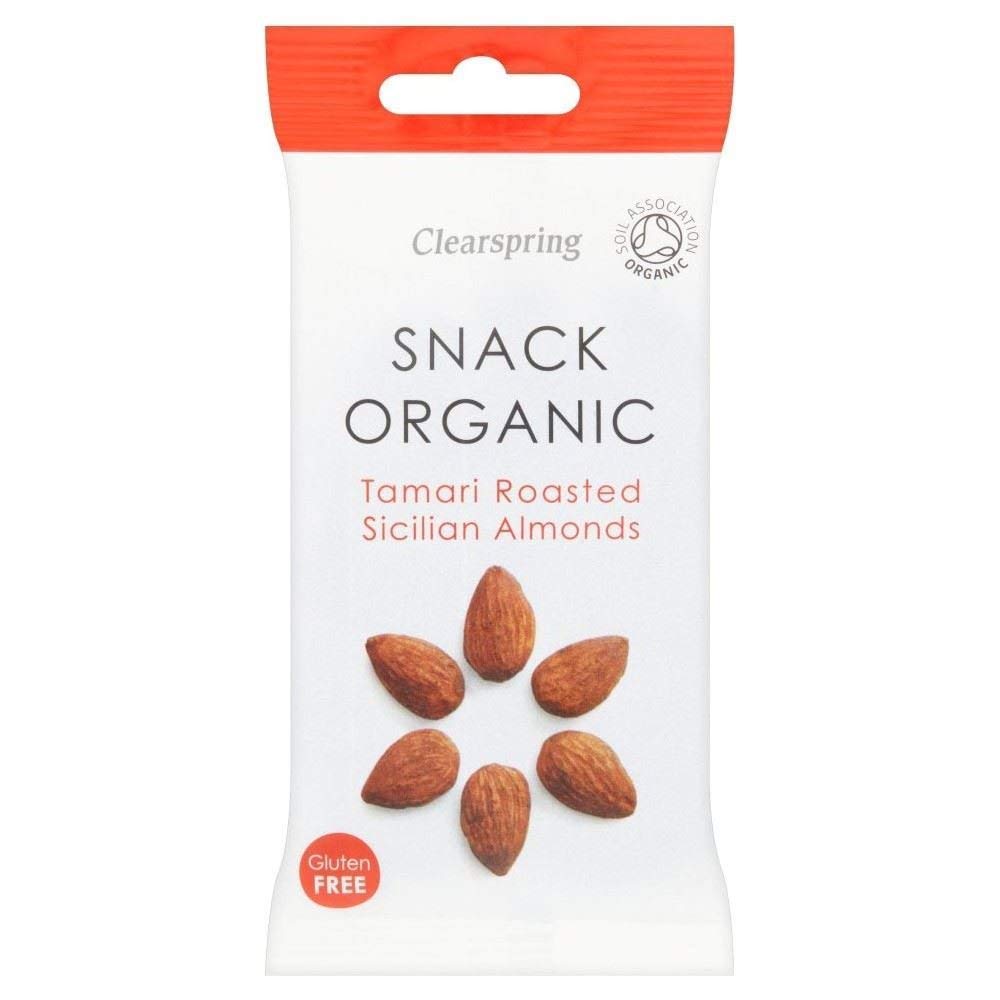 Clearspring Organic Tamari Roasted Almonds (30g)