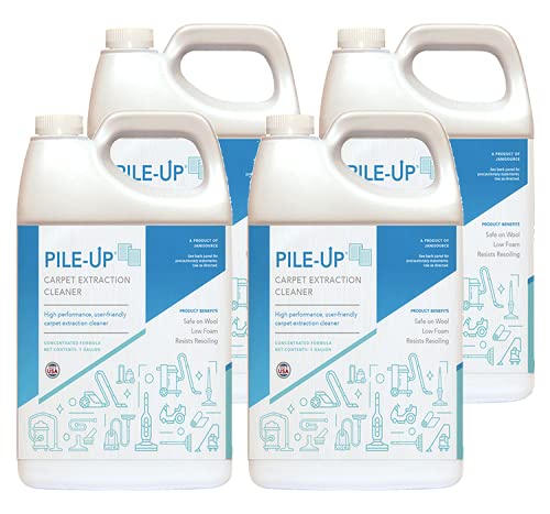 Jani-Source PileUp Concentrated Carpet Extraction Cleaner 2-4 oz/Gal Case of 4 Gallons