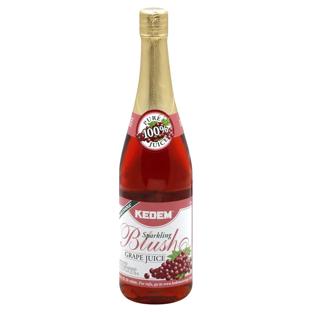 KEDEM JUICE BLUSH SPARKLING, 25.4 FO, PK- 12