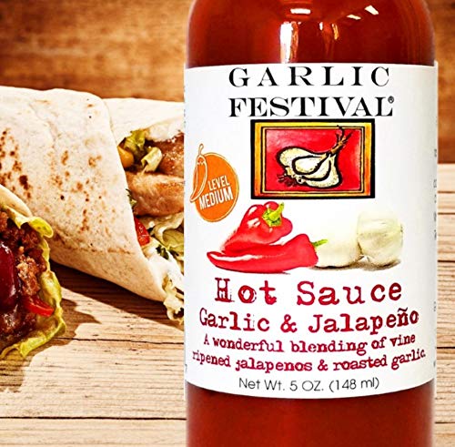 Garlic Festival Garlic & Red Jalapeno Hot Sauce