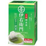 Ujinotsuyu IYEMON CHA Matcha Blend Sencha Tea Bag (2g x 20's) 40g - Sencha tea bag for a cup. Remarkable feature is to blend Matcha, and it makes the