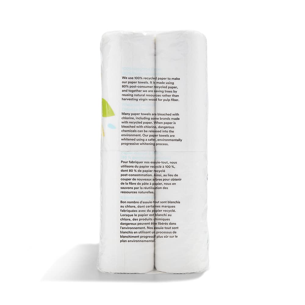 365 by Whole Foods Market, 100% Recycled Jumbo Paper Towels, Ultra-Strong, 160 Sheets per Roll, 12 Count