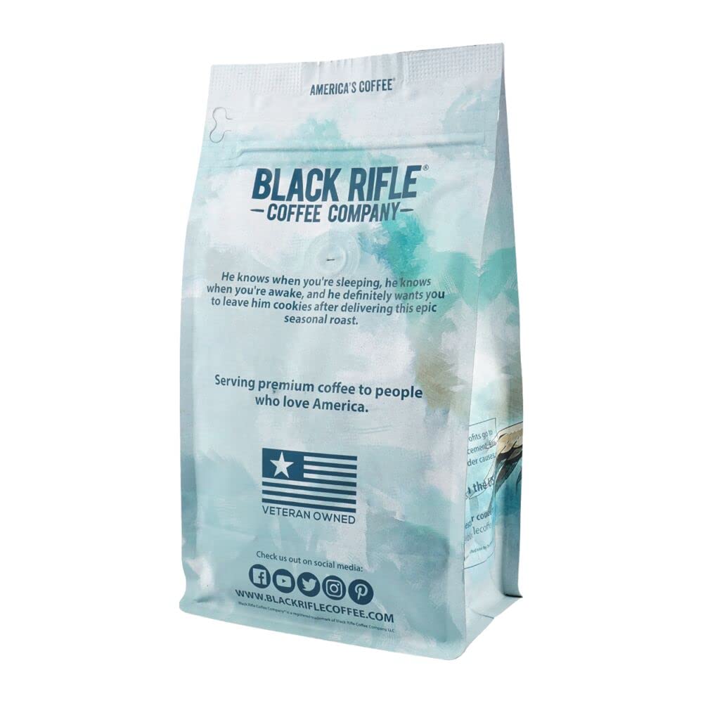 Black Rifle Coffee Company Thirty Presents Out, Costa Rican Christmas Medium Roast Ground Coffee, 12 OZ Bag
