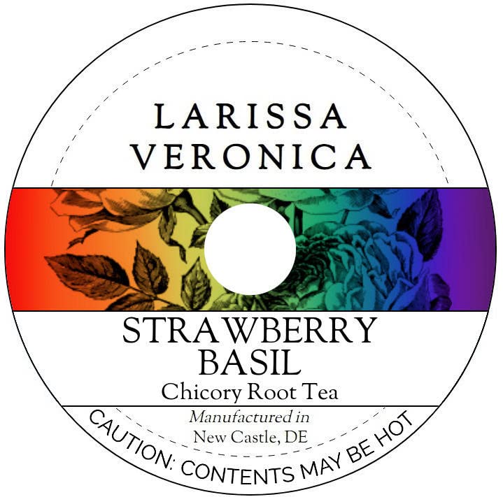 Strawberry Basil Chicory Root Tea (Single Serve K-Cup Pods) (12 pods, ZIN: 575156) - 2 Pack