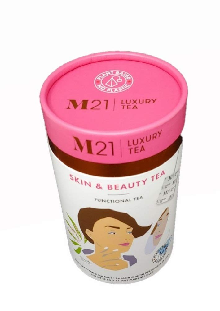 Metropolitan Tea M21 Luxury Functional Tea Skin and Beauty 24 Pyramid Bags
