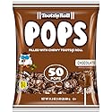 Tootsie Pops Single Flavor Bag - Chocolate Flavored Lollipops with Chocolatey Center - Individually Wrapped Hard Candy - Brown Candy - Peanut Free
