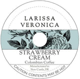 Strawberry Cream Colombian Coffee (Single Serve K-Cup Pods) (Gourmet, Naturally Flavored, Whole Coffee Beans) (12 pods, ZIN: 574651)