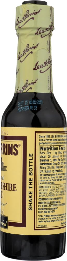 Lea & Perrins Worcestershire, 5-Ounce Glass Bottles (Pack of 24)