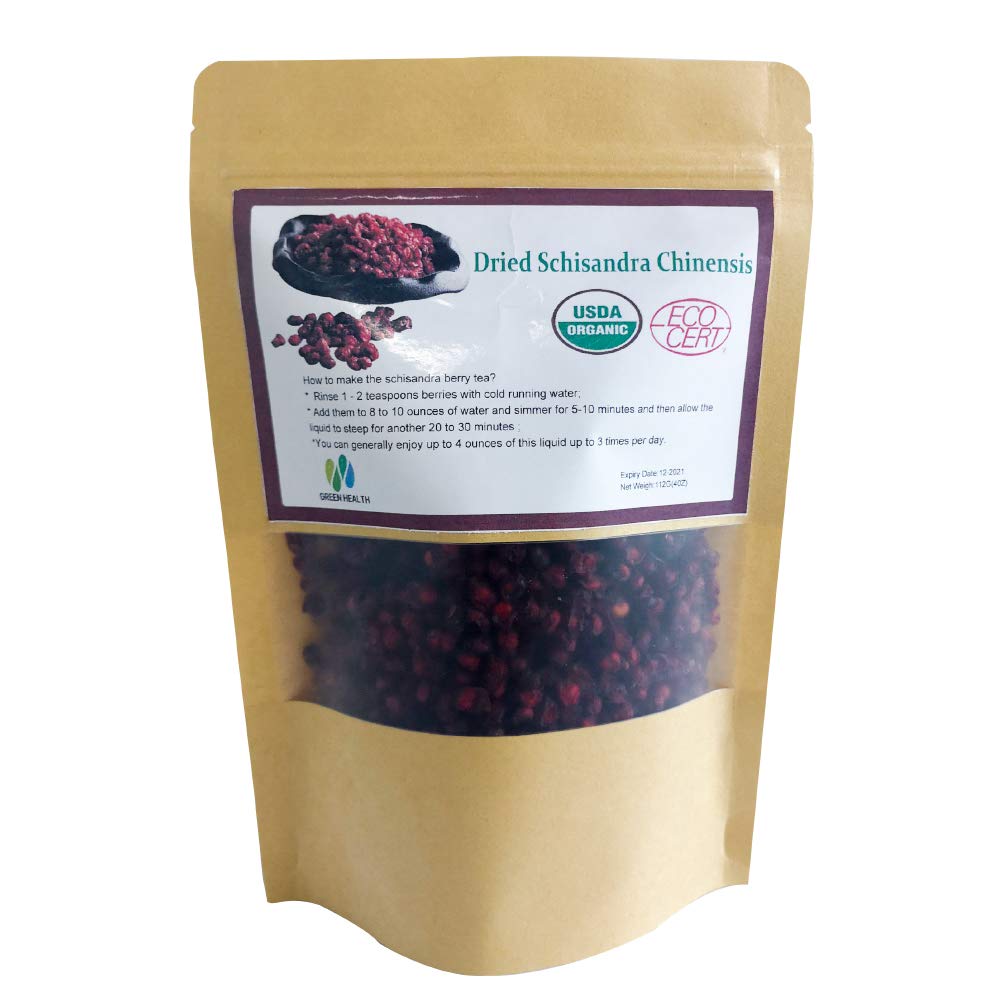 Nature Organic Schisandra Berries Dried Loose Bulk Herbs Schisandra Chinensis ?Wu Wei Zi?Tea