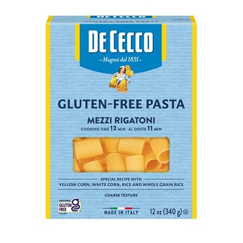DE CECCO PASTA Mezzi Rigatoni Pasta, 12 OZ