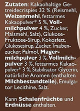Corny Milch Dark & White Milk Sandwich Cereal Bar | Milk Cream Combined With Valuable Cereals | With Delicious Cocoa Crispies | 4 x 30 g Bars | 1 x