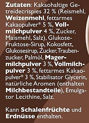 Corny Milch Dark & White Milk Sandwich Cereal Bar | Milk Cream Combined With Valuable Cereals | With Delicious Cocoa Crispies | 4 x 30 g Bars | 1 x