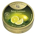 Cavendish & Harvey | Sour Lemon Hard Candy Drops | 5.3 Ounce Tin