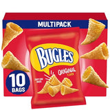 Bugles Original Crispy Corn Snacks, Snack Bags Multipack, 10 Ct, 8.75 oz