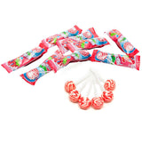 Strawberry Lollipop 200g (Pack of 20) Suckers 7.05oz. Strawberry Suckers Kids Milk Lollipop